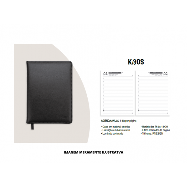 AGENDA - ANIMATIVA - ANUAL COST 192F KAOS
